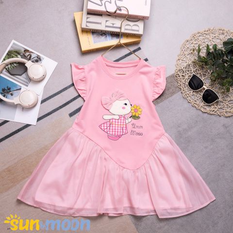  Đầm lai 2L  thỏ hoa nơ UMM 