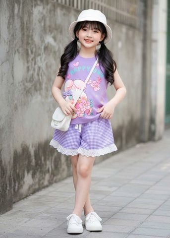  Bộ đùi CR SN thỏ hoa HAPPY DAY 