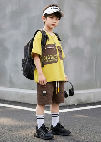  Bộ thun trai TN phối túi DESTROY 