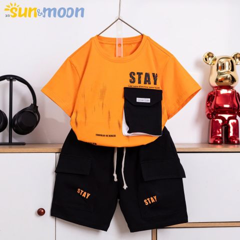  Bộ thun trai tay ngắn túi STAY 