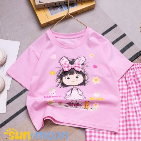  Bộ TN QD CR BG nơ cute dâu 