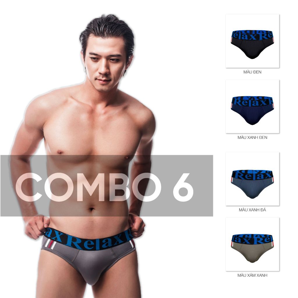 COMBO 6 Quần lót nam brief RLTK006