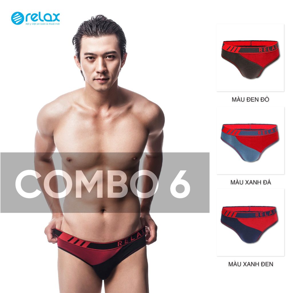 COMBO 6 Quần lót nam brief RLTK017