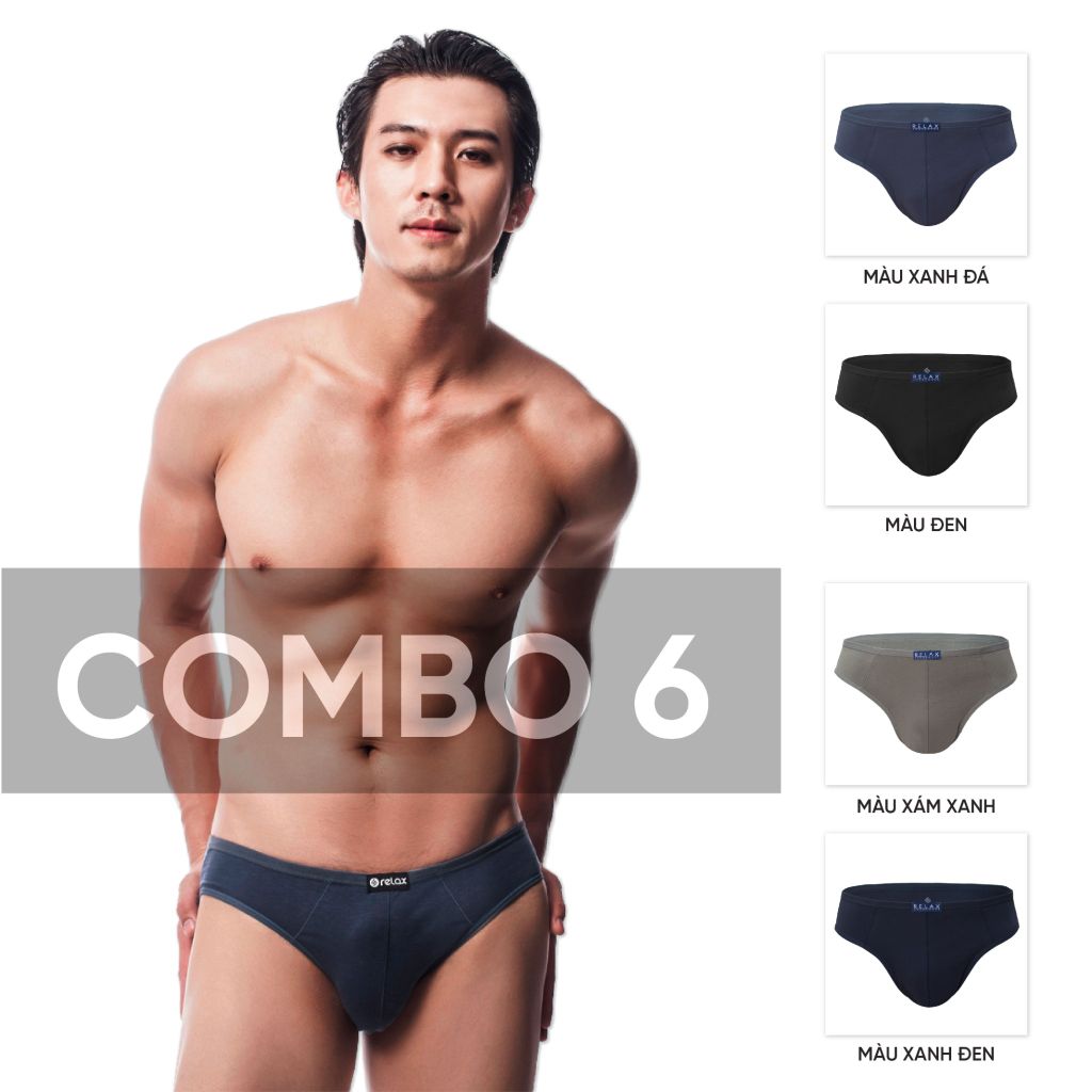 COMBO6 Quần lót nam brief RL003