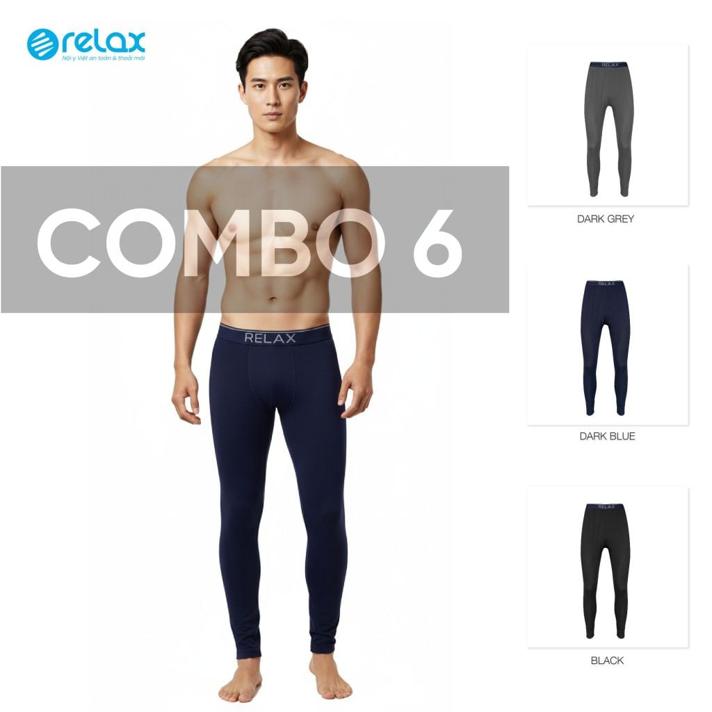COMBO 6 QUẦN DÀI GIỮ NHIỆT NAM RLTK081