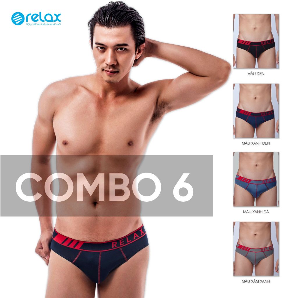COMBO 6 Quần lót nam brief RLTK016