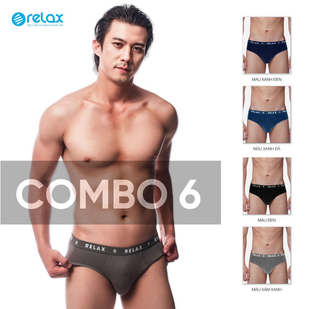 COMBO 6 Quần lót nam brief RLTK018