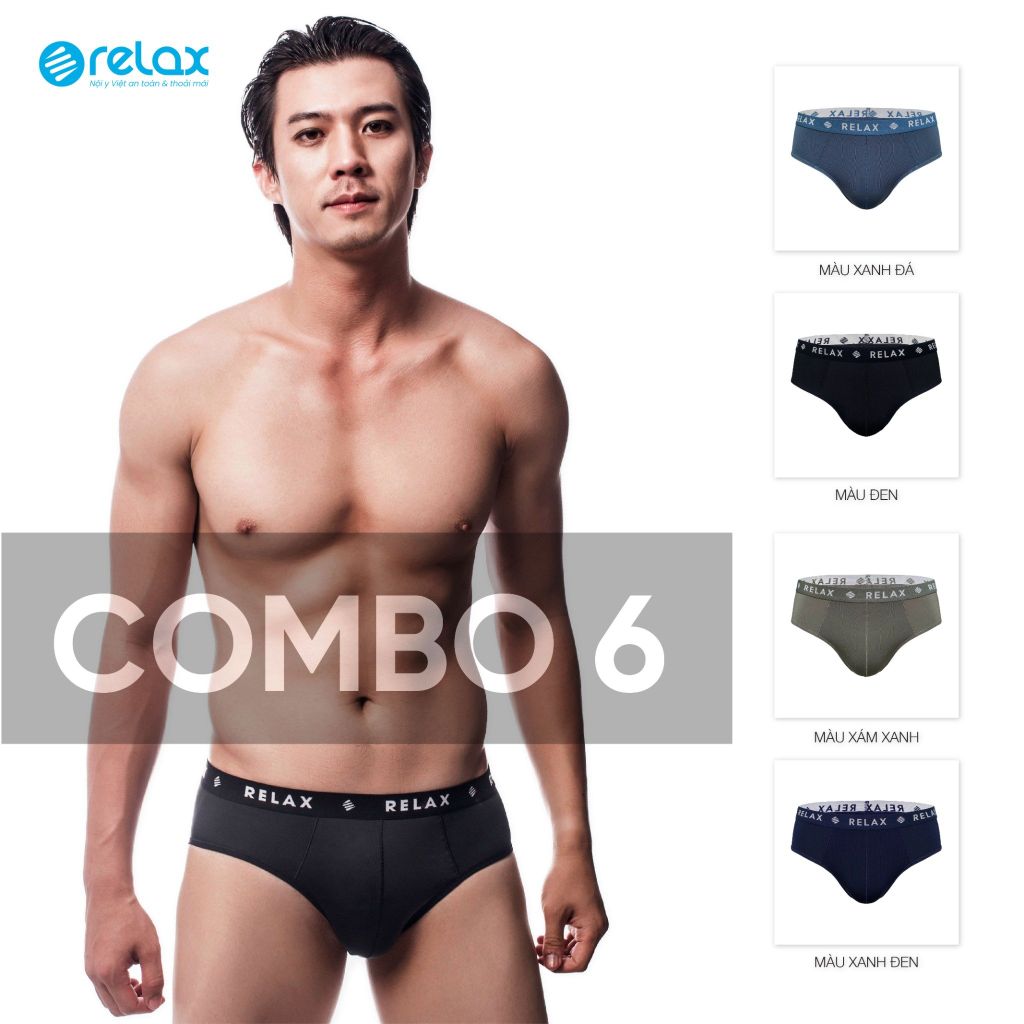 COMBO 6 Quần lót nam brief RLTK022