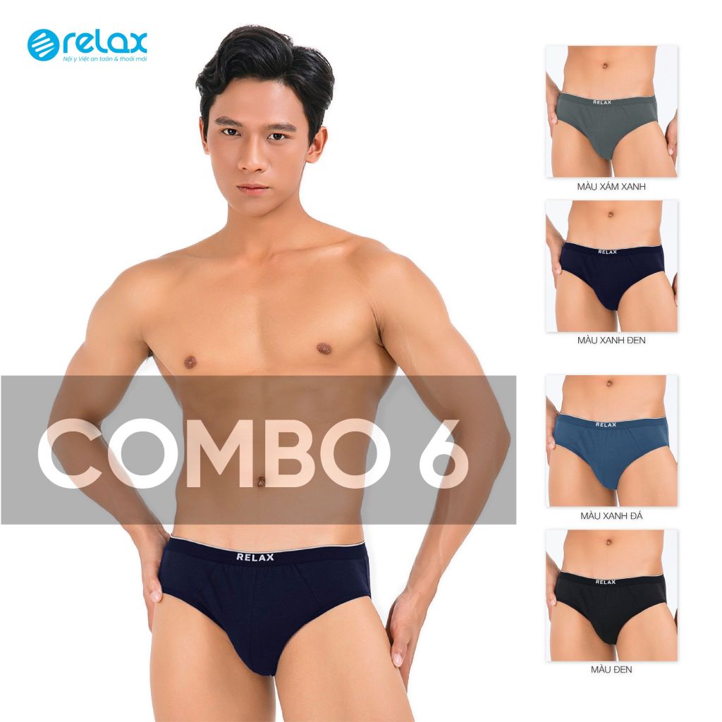 COMBO 6 Quần lót nam brief RLTK070