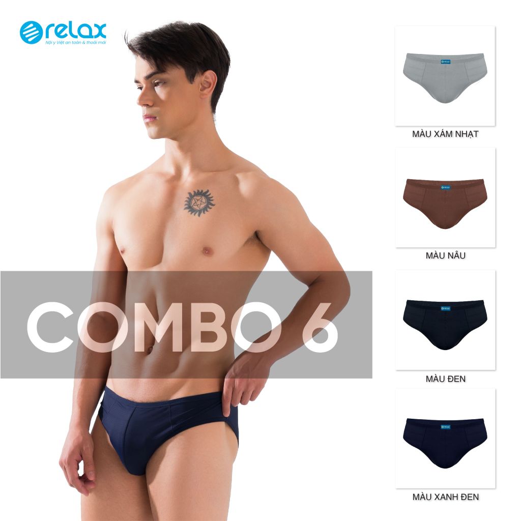 COMBO 6 Quần lót nam brief RLTK078