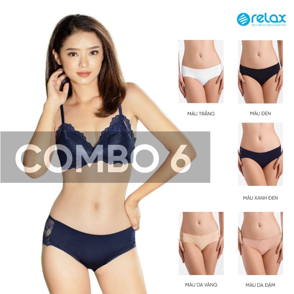 COMBO 6 QUẦN LÓT NỮ RQY006