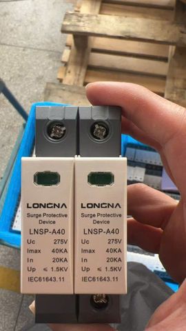 Chống sét DC 2P 1000VDC - LEADER (LD-SPD2P-40KA-1000V-)T8.