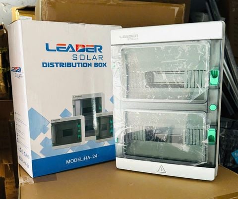 Hộp phân phối điện HA-24 (2 thanh đồng) 24 module LEADER (T8.2026)