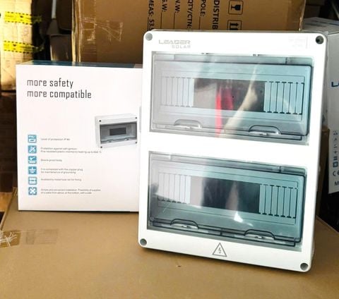 Hộp phân phối điện HT-24 (2 thanh đồng) 24 module LEADER (T8.2026)