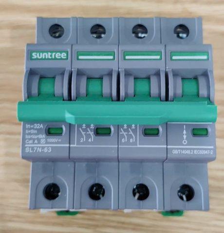 MCB DC 25A 4P/1000VDC Suntree (Model 2025)