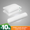 Combo gối Tơ Tằm (2 gối nằm + 1 gối ôm)
