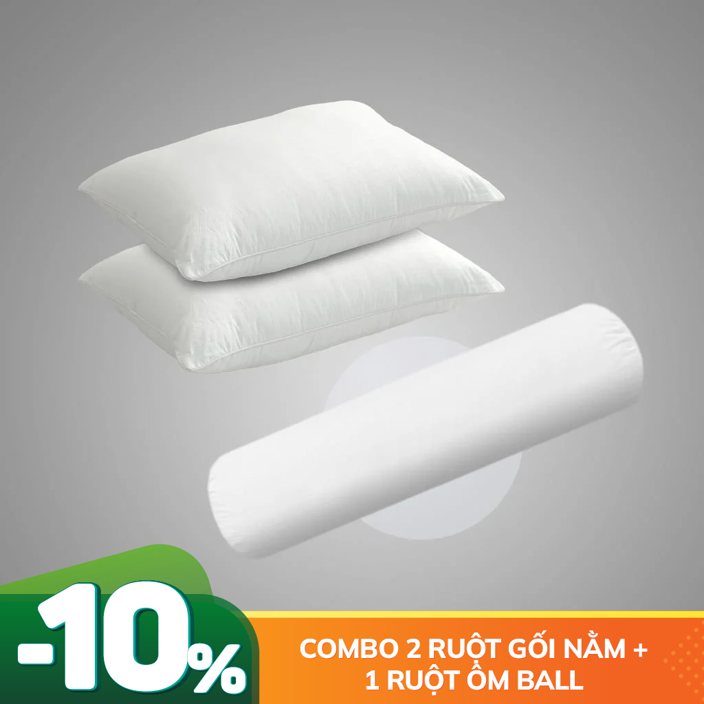 Combo gối Ball (2 gối nằm + 1 gối ôm)