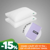Combo Cặp ruột gối tơ tằm + cặp vỏ gối Everyday Tencel