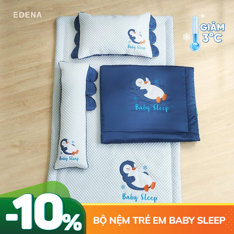 Bộ Nệm Trẻ Em Baby Sleep Edena