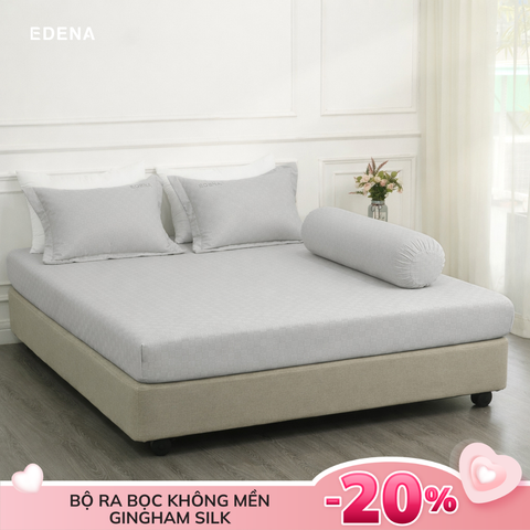 Bộ Ra Bọc Không Mền Gingham Silk