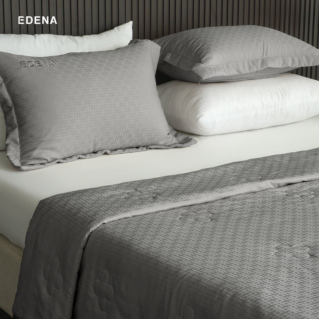 Set mền + 2 vỏ gối Gingham Silk