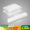 Combo gối Tơ Tằm (2 gối nằm + 1 gối ôm)