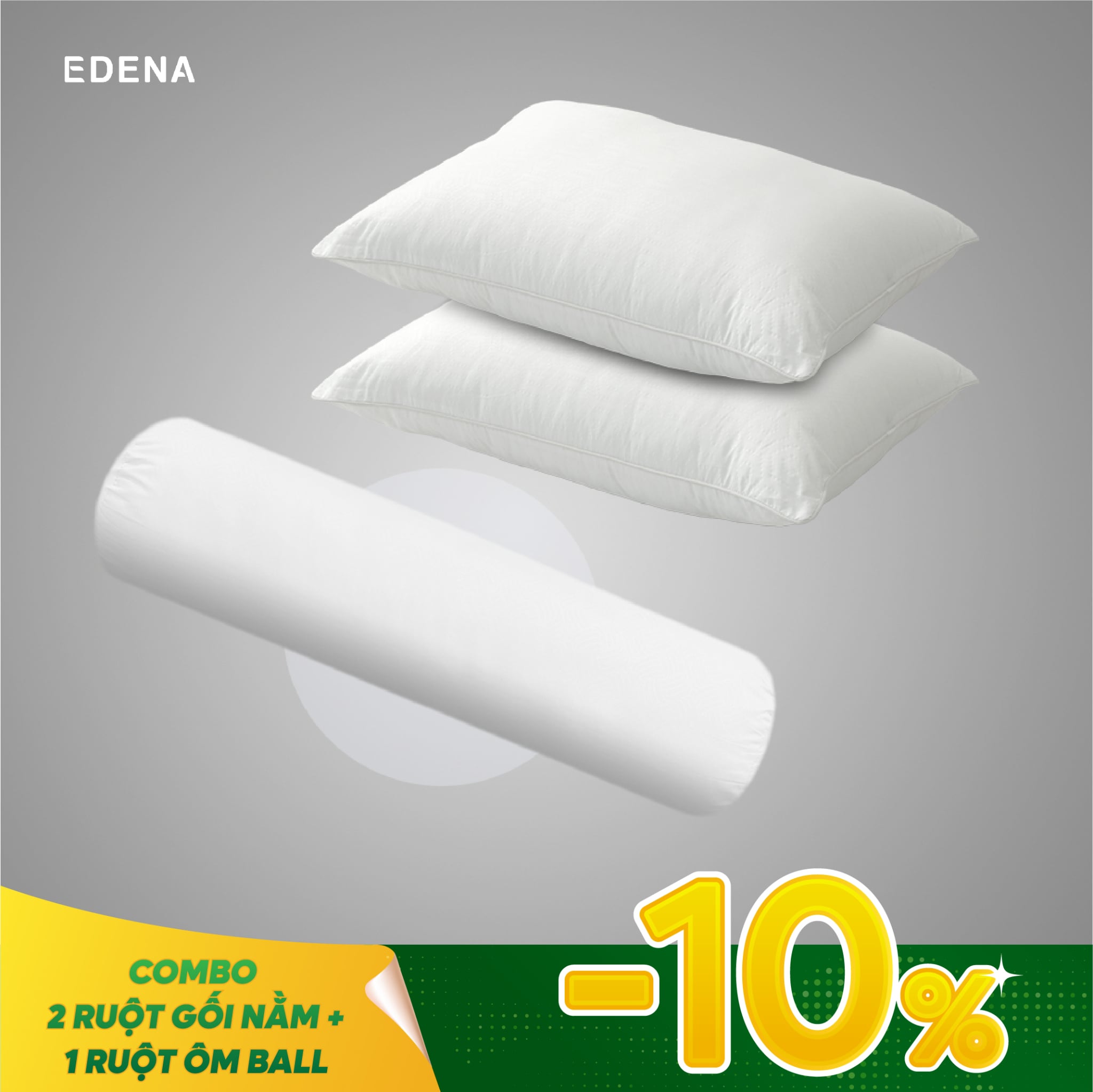 Combo gối Ball (2 gối nằm + 1 gối ôm)