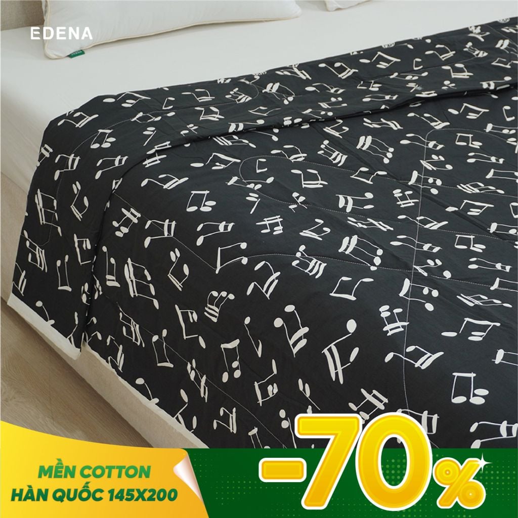 Mền Cotton hoạ tiết (Giao màu ngẫu nhiên)