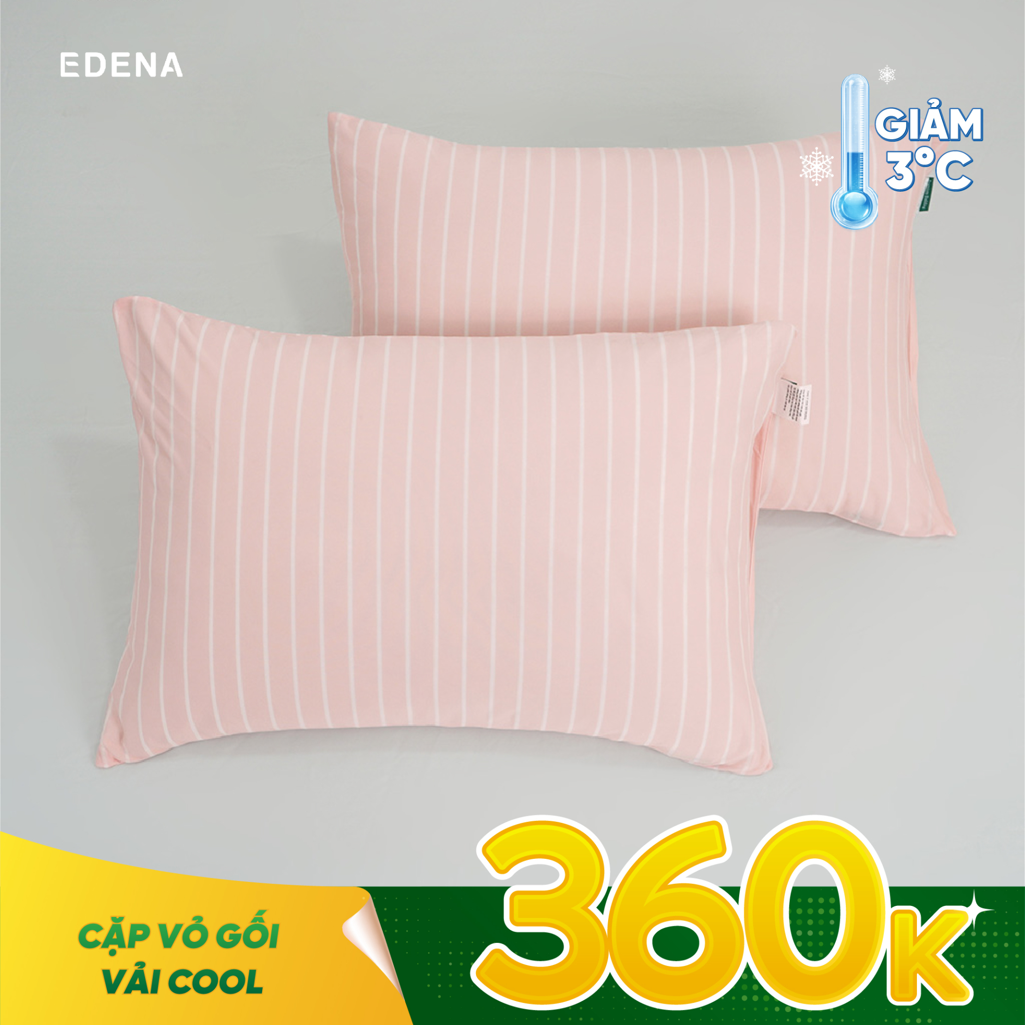 Cặp Vỏ Gối Vải Cool
