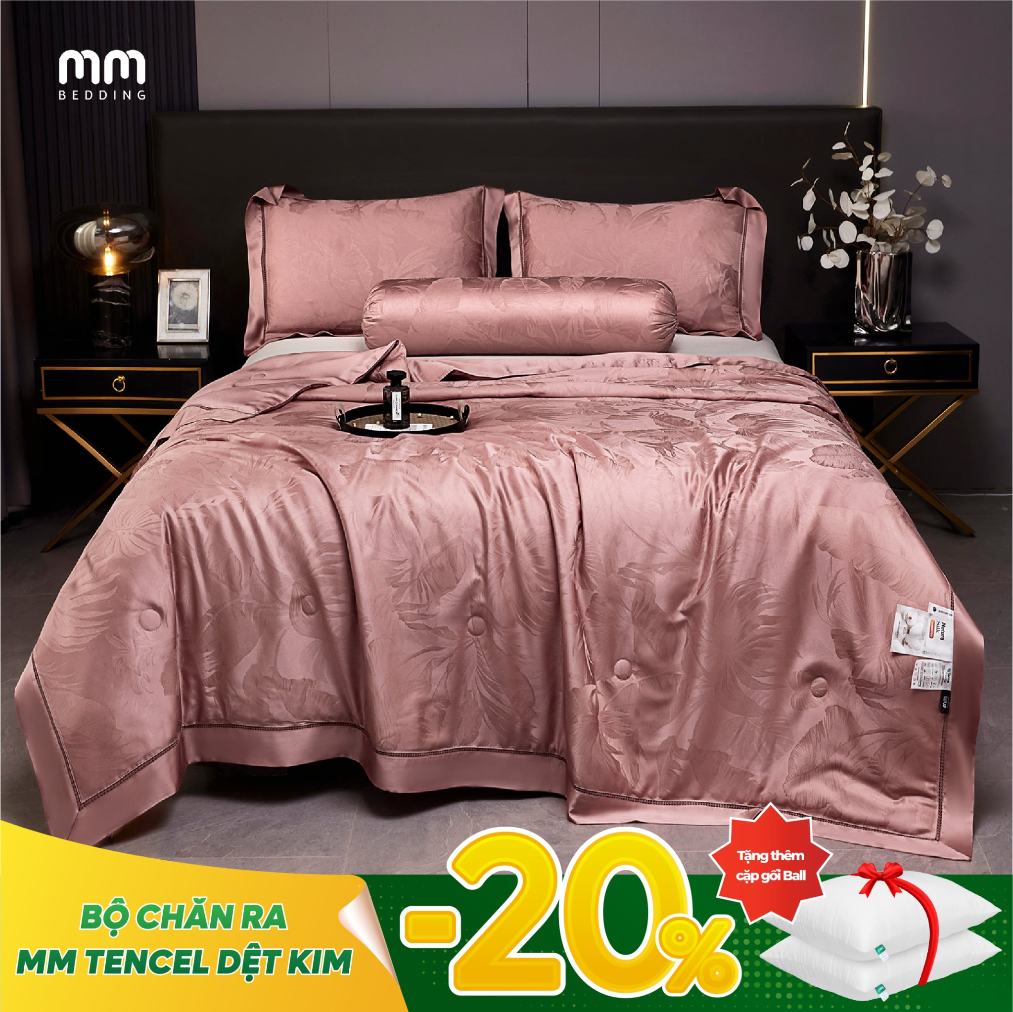 Bộ ra bọc MM Tencel Dệt Kim 20
