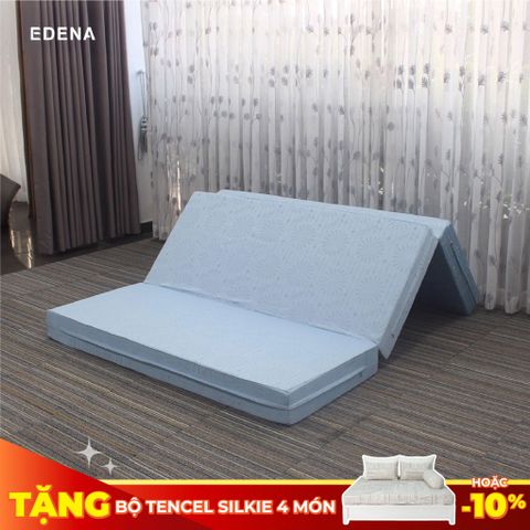 Nệm Bông Ép Cao Cấp Gấp 3 Edena