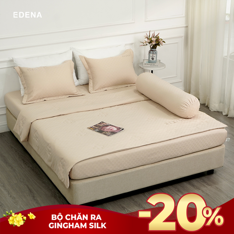 Bộ Ra Bọc Gingham Silk