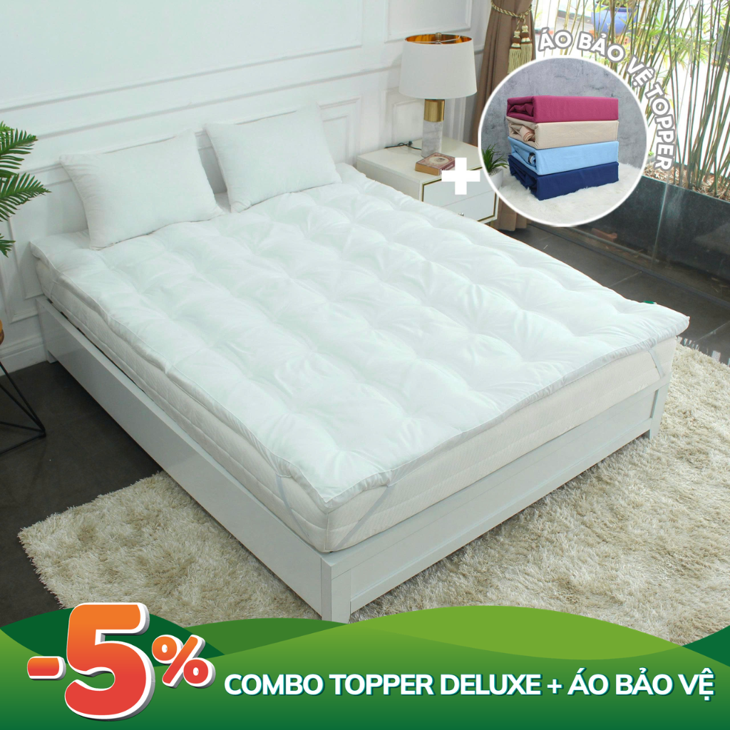 Combo Topper Deluxe (1 Topper + 1 Áo Bảo Vệ Topper)