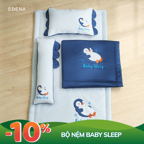 Bộ Nệm Trẻ Em Baby Sleep Edena
