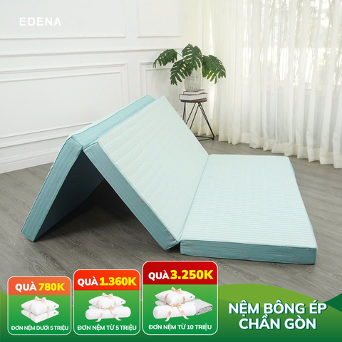 Nệm Bông Ép Chần Gòn Edena