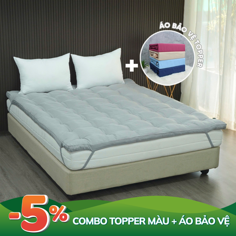 Combo Topper Màu Edena (1 Topper + 1 Áo Bảo Vệ Topper)
