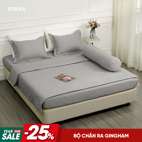 Bộ Ra Bọc Gingham Silk