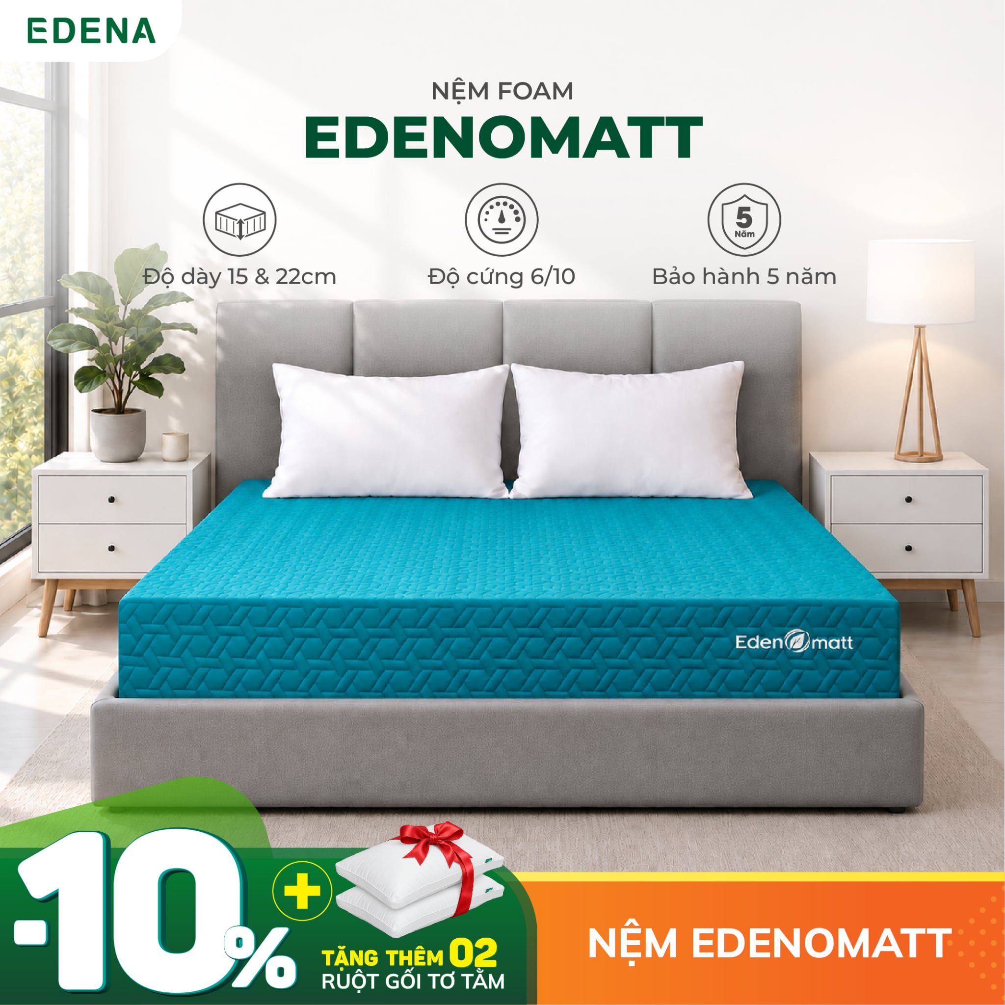 Nệm EdenOmatt ( Nệm TencelOmatt )