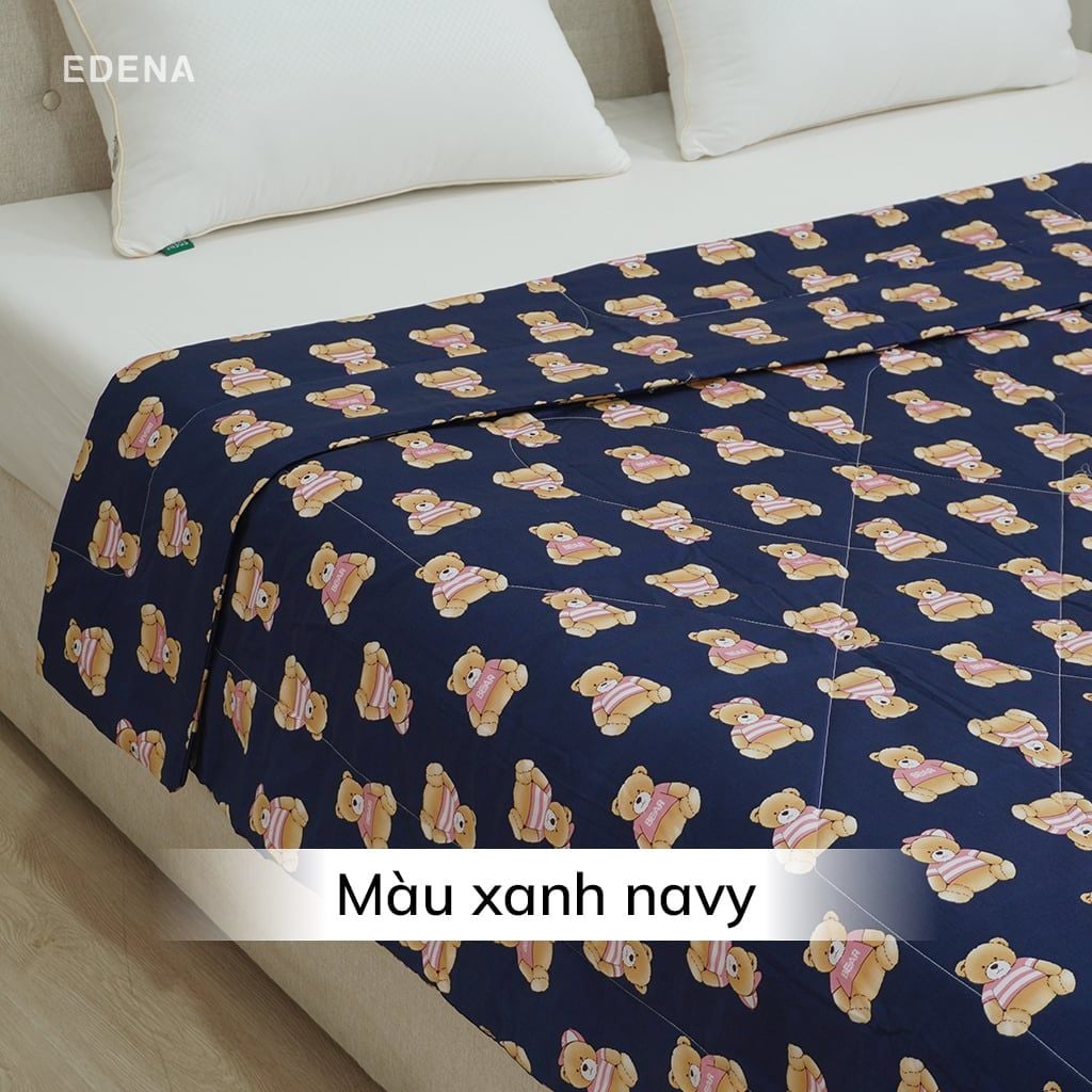Mền Cotton hoạ tiết (Giao màu ngẫu nhiên)