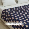 Mền Cotton hoạ tiết (Giao màu ngẫu nhiên)