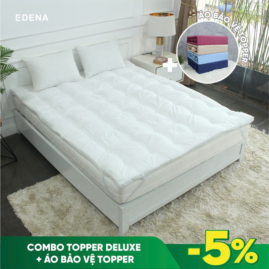Combo Topper Deluxe (1 Topper + 1 Áo Bảo Vệ Topper)