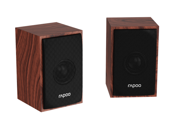 LOA RAPOO A81 MÀU GỖ - 6W | THIẾT KẾ GỖ