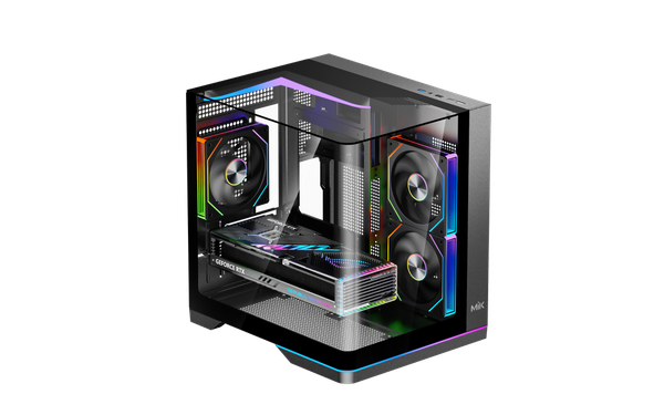 CASE MIK G8 Nova (M-ATX) Trần Kính (NO Fan)