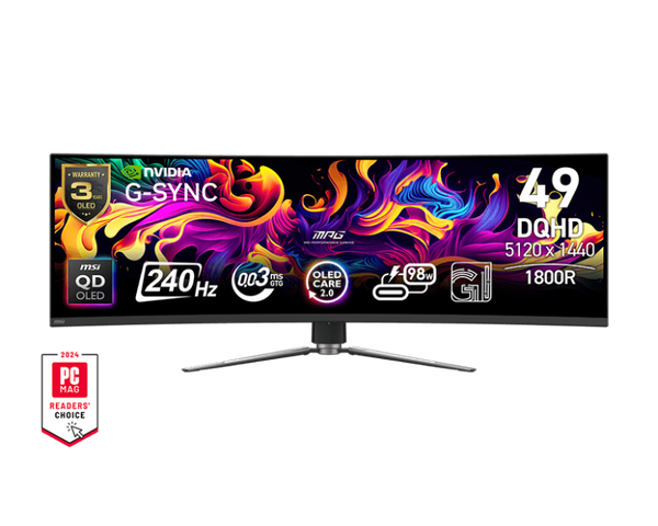 MÀN HÌNH MSI MPG 491CQPX QD-OLED 49