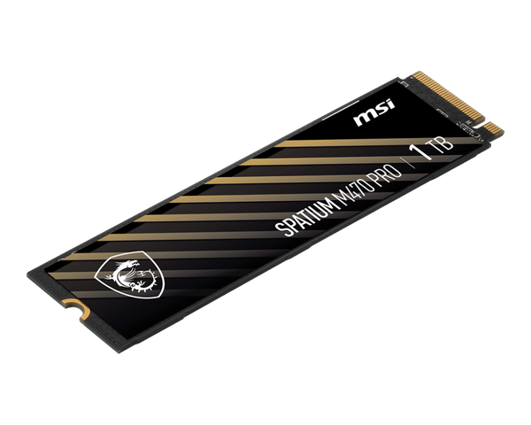 SSD MSI 1TB M470 PRO SPATIUM - 3D NAND M.2 NVMe PCIe Gen4 x4