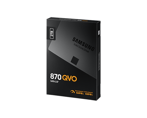 SSD Samsung 870 2TB QVO SATA III 2.5 inch (Đọc 560Mb/s - Ghi 530Mb/s)