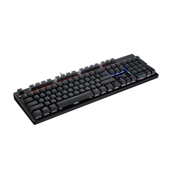 Bàn Phím Cơ Rapoo V510 Black Led Rainbow Blue Switch