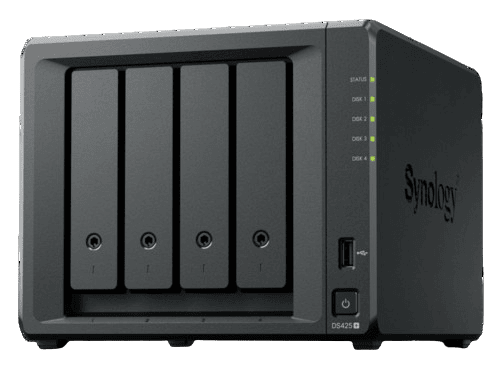 THIẾT BỊ LƯU TRỮ MẠNG SYNOLOGY DS925+ 4-BAY PLUS SERIES MODEL (UP TO 9-BAY) WITH AMD RYZEN V1500B (4-CORE), 4 GB DDR4, 3Y WTY_DS925+