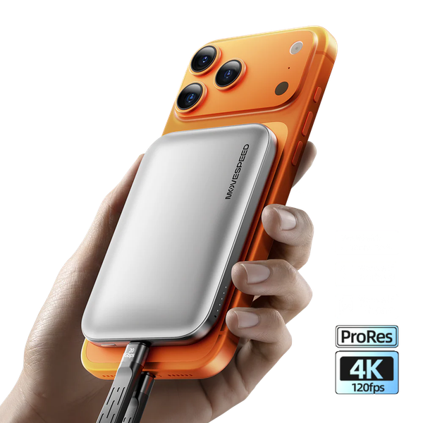 Ổ cứng di động SSD kết hợp Pin dự phòng Movespeed PD10 | 512GB | 5000mAh