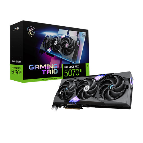VGA MSI RTX 5070 Ti 16GB GAMING TRIO OC